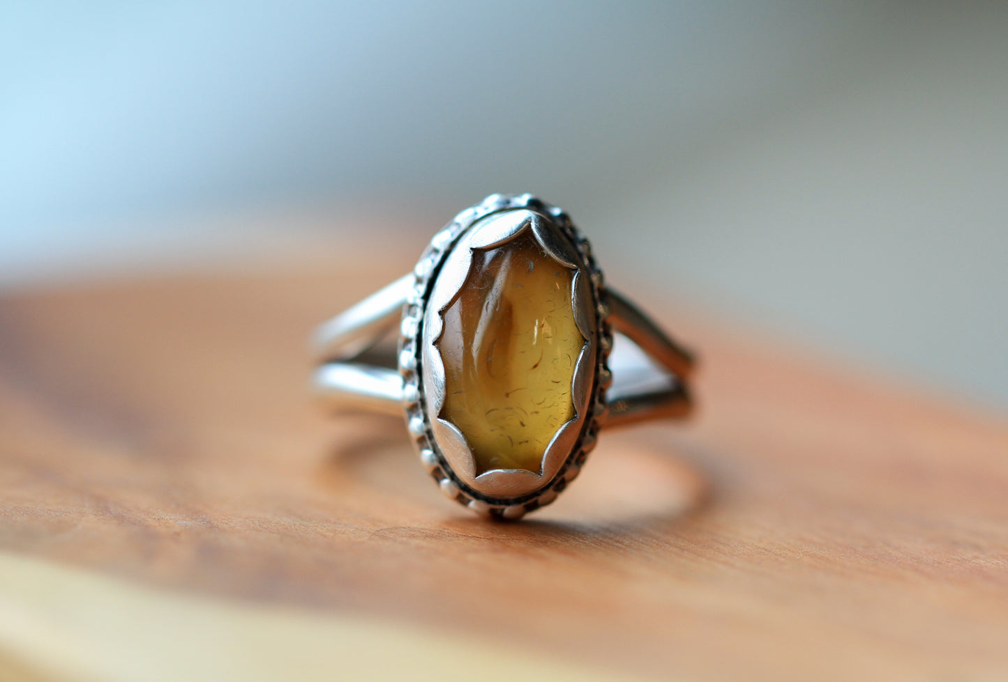 Beach Agate Ring